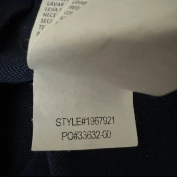 Prana Men's Navy Altitude Tracker Crew Sweatshirt Pullover Large - Picture 11 of 11